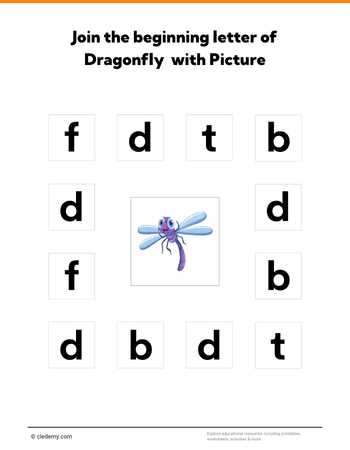 Join the Letter Matching with Dragonfly