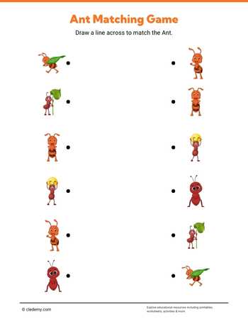 Ant Matching Game