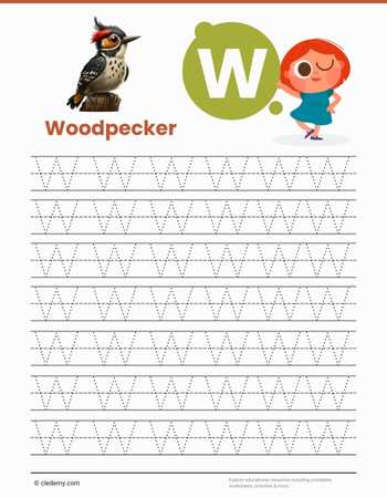 Woodpecker - First Letter