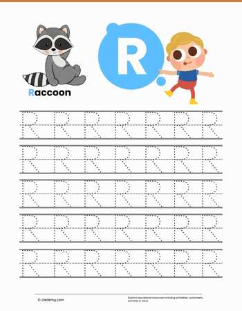 Raccoon- First Letter