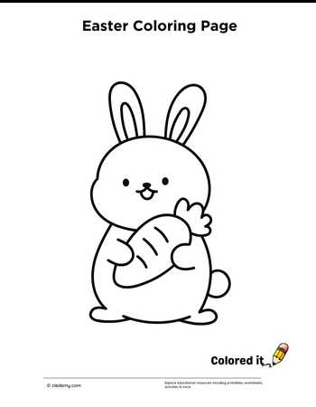 Easter - Coloring Page
