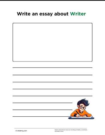 Write an Essay About Writer