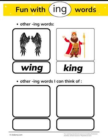 Fun With- Ing Words