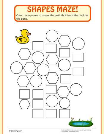 Shapes Maze Duck