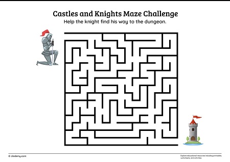 Castle and Knights: Maze Quest