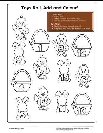 Toys-Roll, Add and Colour