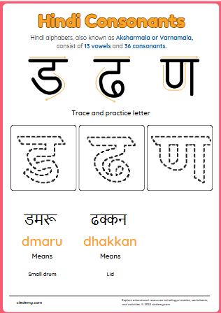 Hindi Consonants