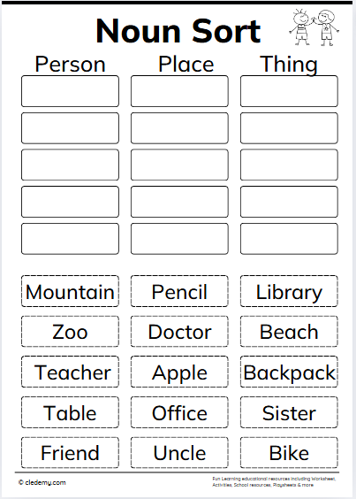 Noun Sort