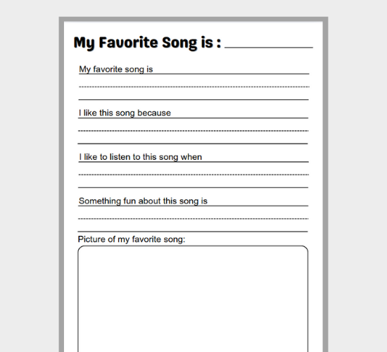 All About My Favorite Song