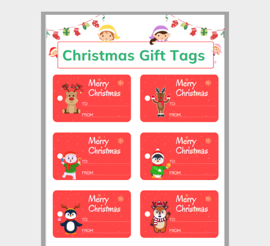 Festive Christmas Gift Tags!