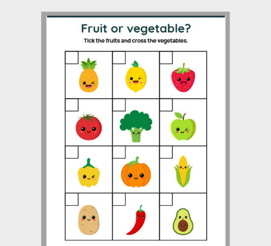 Fruit or Vegetable Can You Tell the Difference?