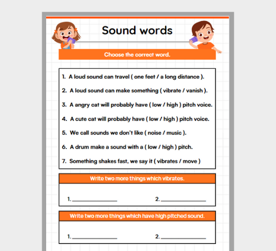 Identifying Sound Words