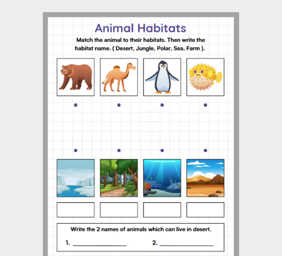 Matching Animal Habitats