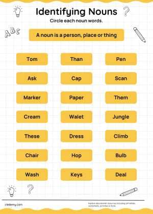 Identify the Nouns