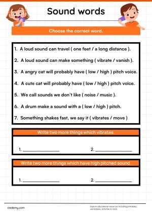 Identifying Sound Words