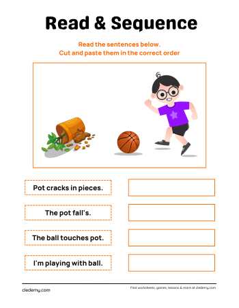 Read and Sequencing Sentence