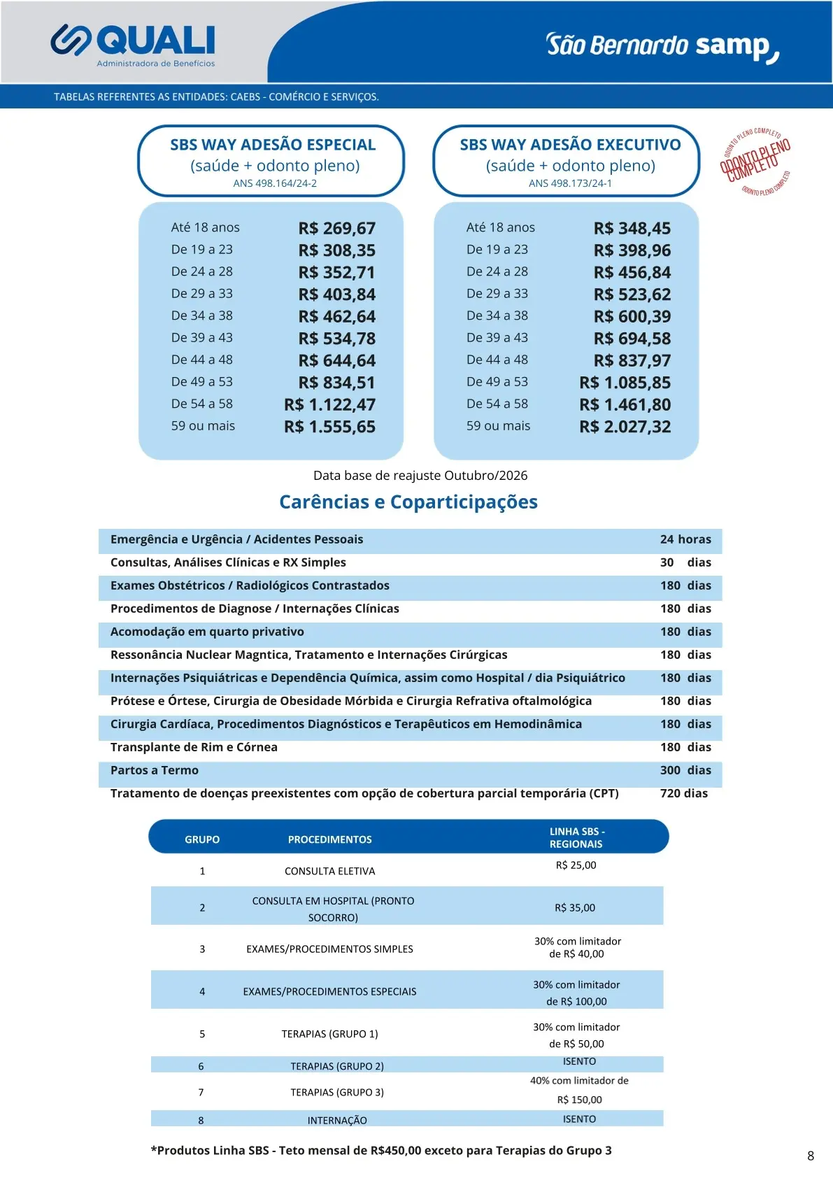 São Bernardo Samp WAY – QUALI – Adesão – CAEBS (Comércio e Serviços)