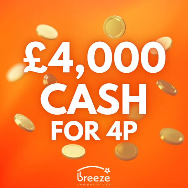 AUTO DRAW – £4,000 CASH!