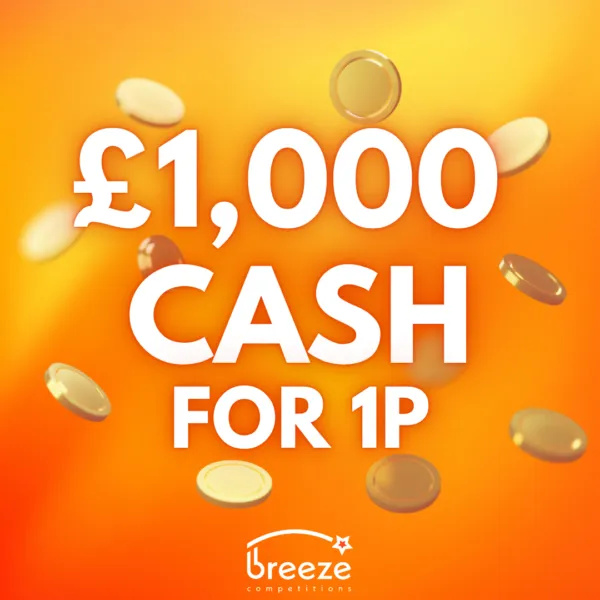 AUTO DRAW – £1,000 CASH!