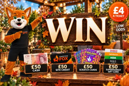 WIN £50 CASH,£50 SITE CREDIT, £50 SCRATCH CARDS AND £50 SUPERMARKET GIFT CARD- 15/10