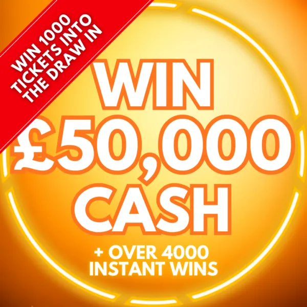 AUTO DRAW – £50,000 Cash Competition – Win 1000 tickets into the main draw