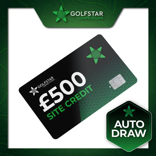 AUTO-DRAW: WIN £500 GOLFSTAR COMPETITIONS SITE CREDIT #300