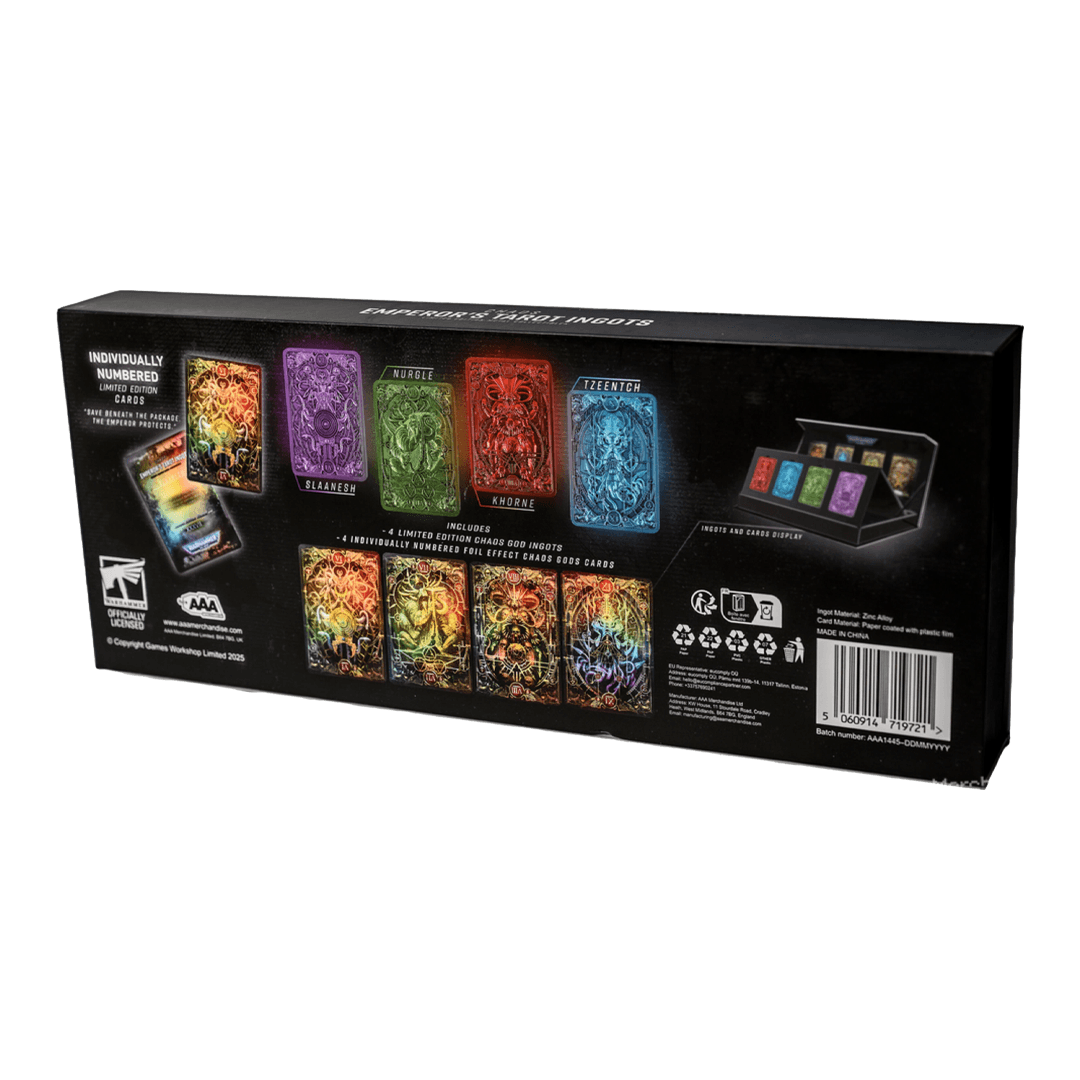 Warhammer 40,000: Imperial Tarot Ingot - Gods (4 Pack)