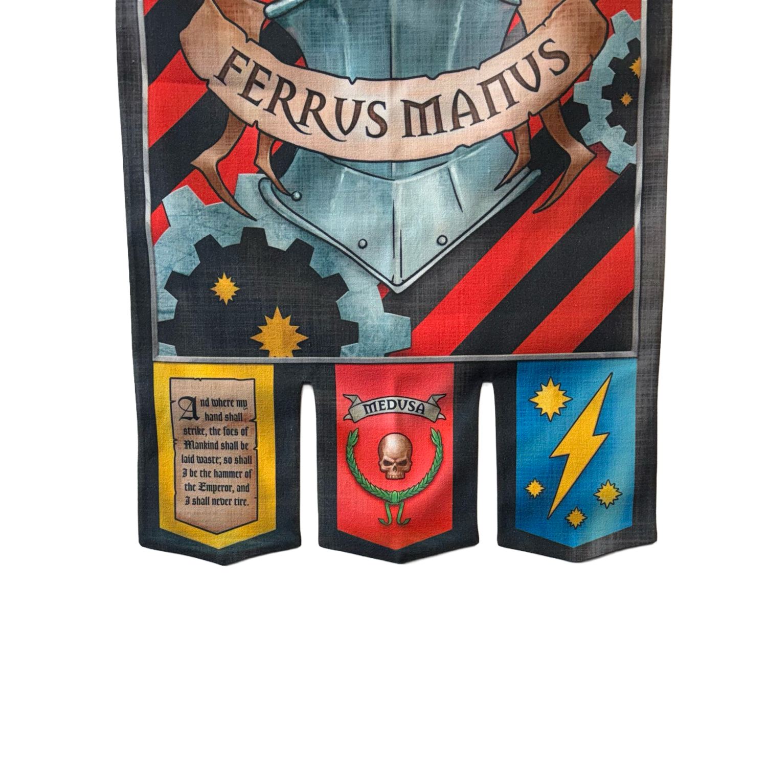 Warhammer 40,000: Iron Hands Chapter Banner - Preorder