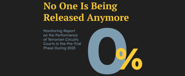 “No One Is Being Released Anymore”: Monitoring Report on the Performance of Terrorism Circuits Courts in the Pre-Trial Phase During 2023