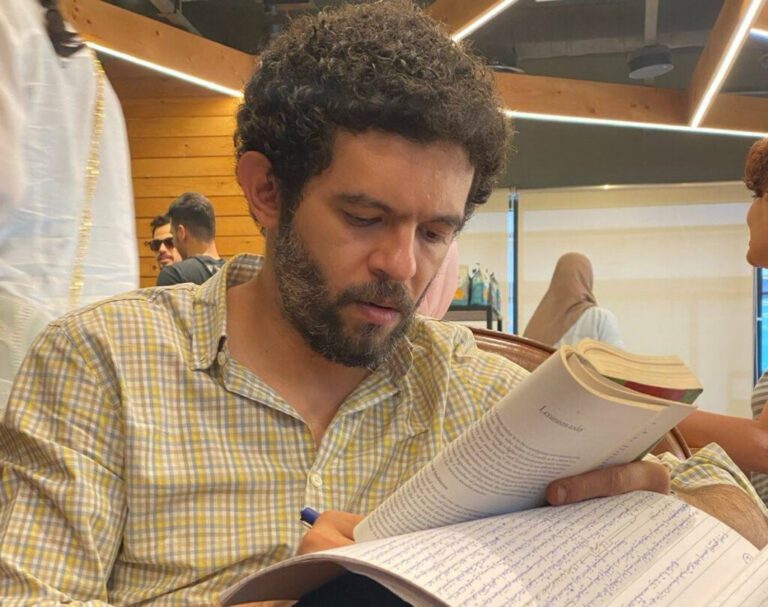 After being forcibly disappeared for two days: Translator and cartoonist Ashraf Omar has been detained in Case No. 1968 of 2024 on charges of joining a terrorist group, spreading false news, and misusing social media.
