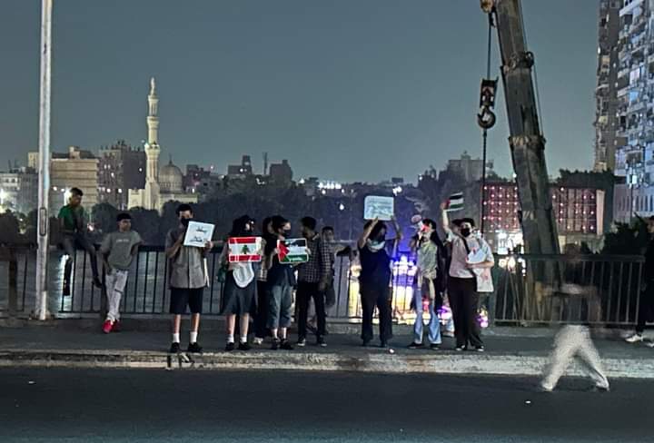 Detained for Protesting in Solidarity with Palestine and Lebanon: Four People Imprisoned in Case No. 7331 of 2024, Qasr al-Nil Misdemeanors, After Being Accused of Organizing an Unauthorized Protest and Inciting Violations of the Law