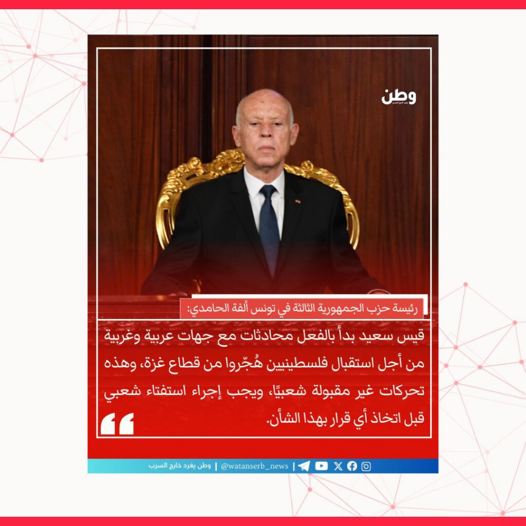 لا إثبات على أن قيس سعيّد يدعم خطة تهجير الفلسطينيين من غزة واستقبالهم في تونس