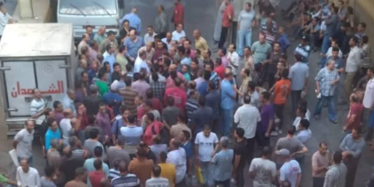 Egypt: CFJ documents protest by El-Shamadan workers in Alexandria over low wages