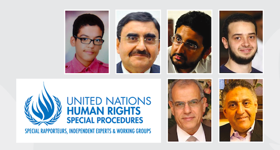Based on complaints submitted by the Egyptian Front for Human Rights: UN experts condemn human rights violations committed against 15 Egyptian citizens, including politicians and journalists, involving arbitrary detention, case rotation, enforced disappearance, torture, denial of fair trial guarante