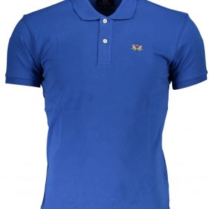 La Martina Schmal geschnittenes, besticktes Polo mit kontrastierenden Details