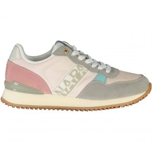 Napapijri Schicke rosa Schnürsenkel-Sneakers mit Logo-Detail