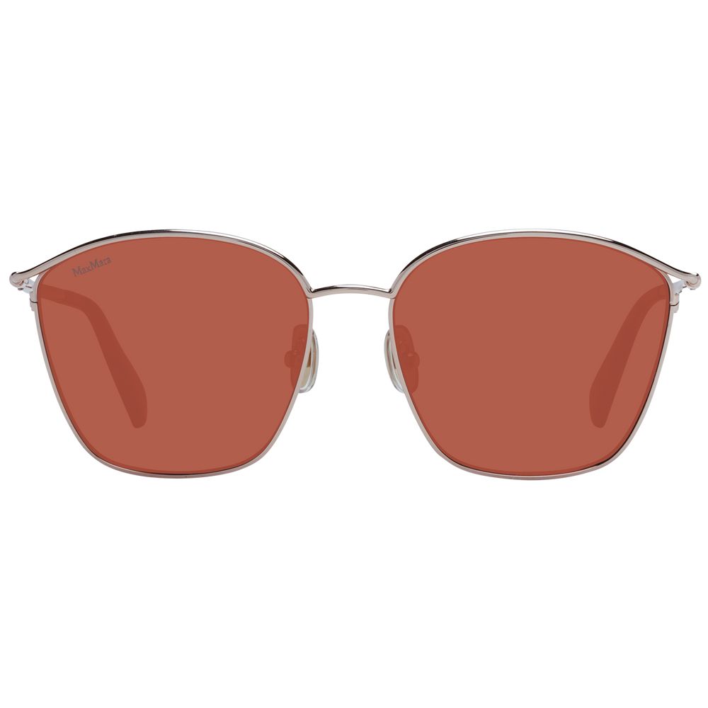 Max Mara Sonnenbrille aus Roségold-Metall – Bild 2