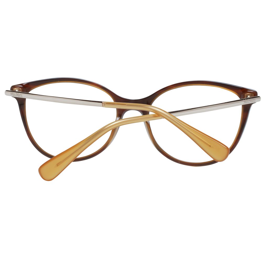 Max Mara Braune Metall- und Kunststoffbrille (Gestelle) – Bild 3
