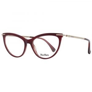 Max Mara Burgunderfarbene Kunststoff-Brille (Gestelle)