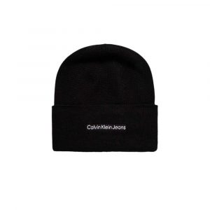 Calvin Klein Jeans Schwarze Baumwollmützen Baseballmütze