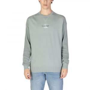 Calvin Klein Jeans GrĂŒner Baumwollpullover