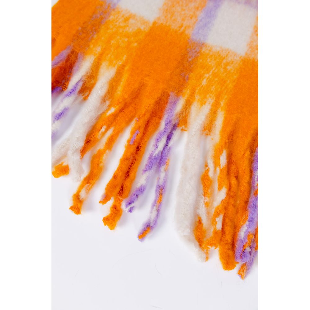 Only Orangefarbener Polyester-Schal – Bild 5