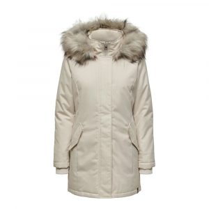 Only Beigefarbener Polyester-Parka