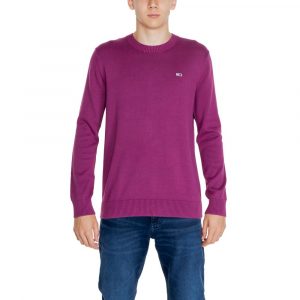Tommy Hilfiger Jeans Lila Pullover aus Bio-Baumwolle