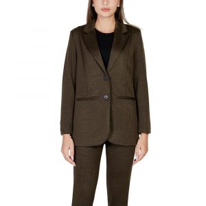 ICHI Grüner Polyester-Blazer