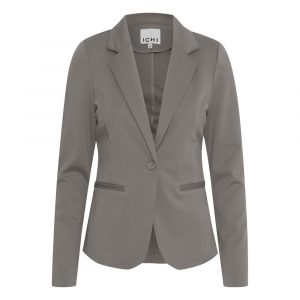 ICHI Grauer Polyester-Blazer