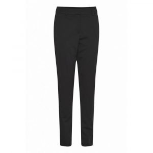 ICHI Schwarze Hose aus recyceltem Polyester