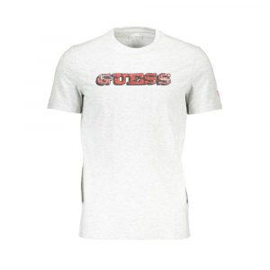 Guess Jeans Graues Baumwolle Männer T-Shirt