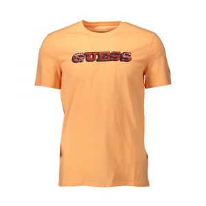 Guess Jeans Orange Baumwolle Männer T-Shirt