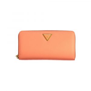 Guess Jeans Portemonnaie aus orangefarbenem Polyethylen
